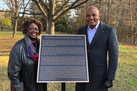 plaque unveiling.